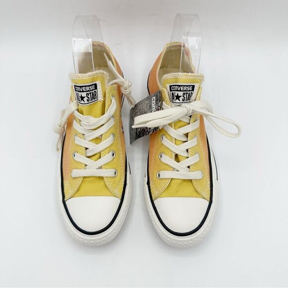 Customized Ombré Orange Yellow Converse All Star Low-Top Unisex Sneakers M4 W6 - Picture 6 of 15
